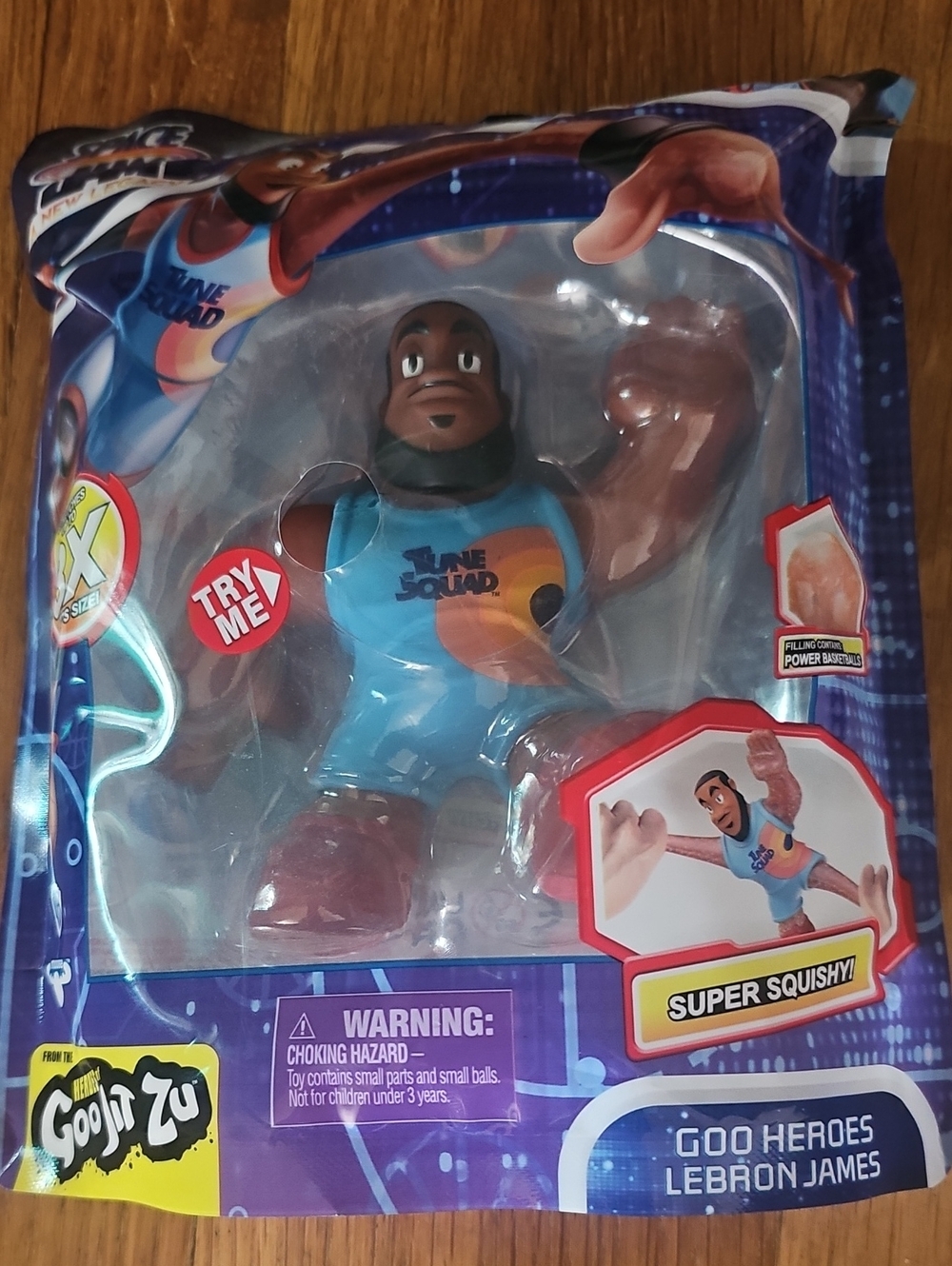 LeBron James Space Jam 6" Stretchy Action Figure New in Package